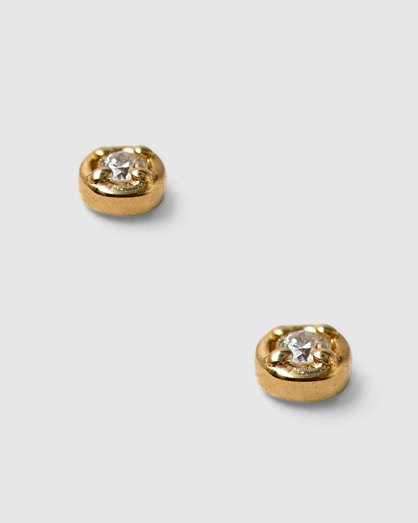 14k Gold Esther Diamond Studs (RRP $269AUD)