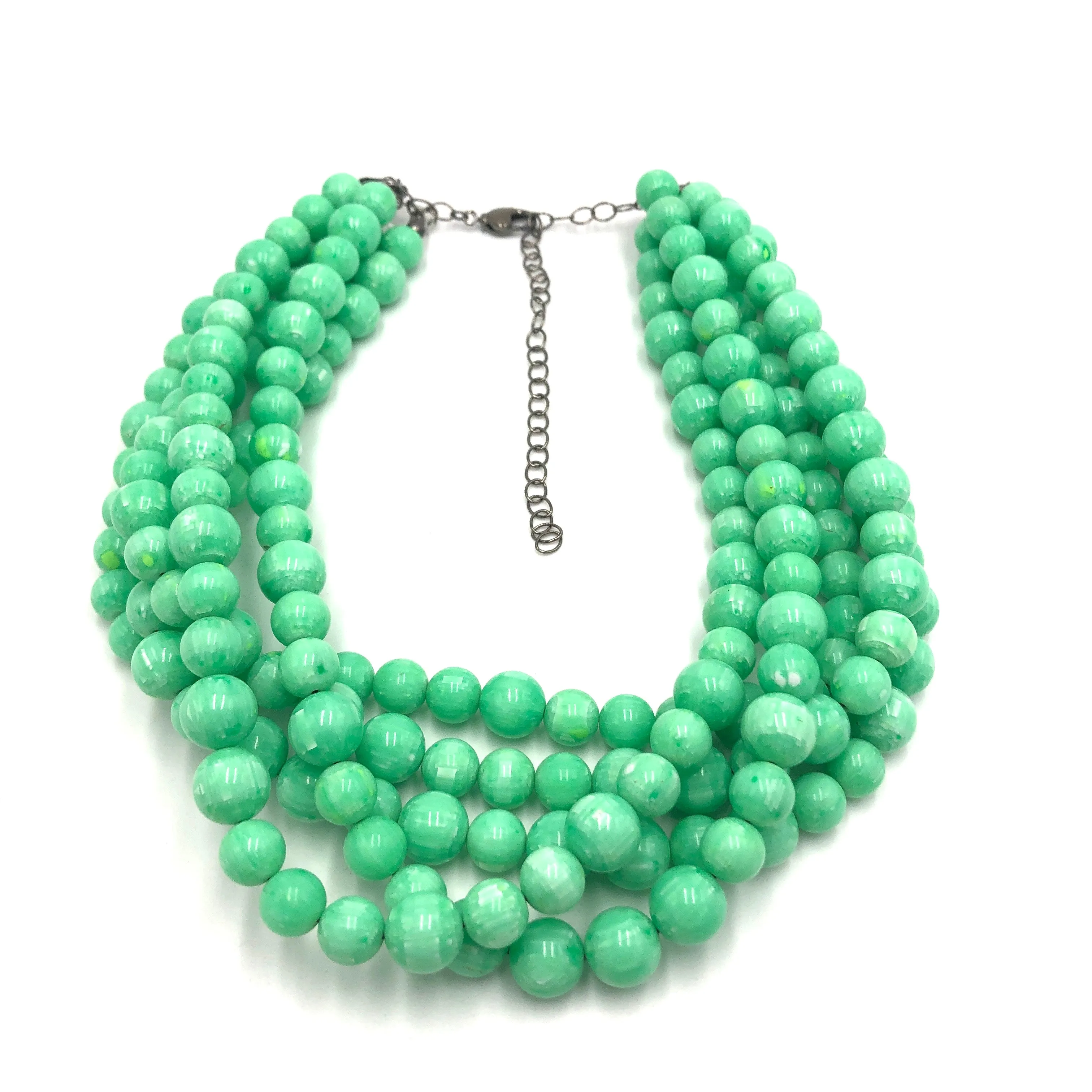 Acid Green Best Marbled Sylvie Necklace