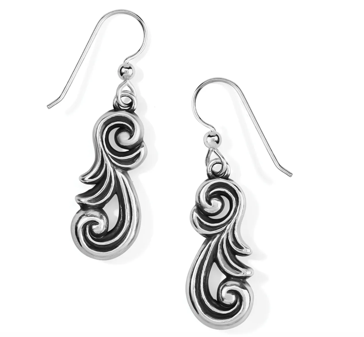 Alana Scroll French Wire Earrings