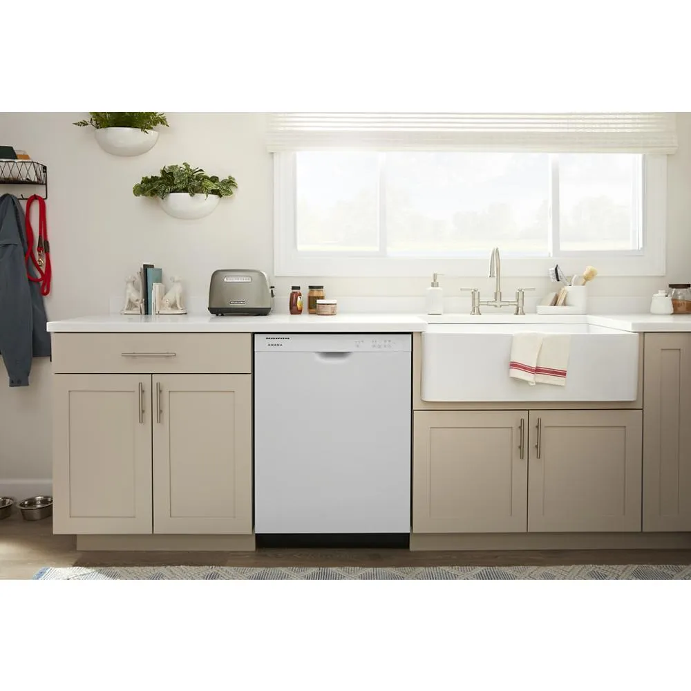 Amana ADB1400AMW Dishwasher with Triple Filter Wash System