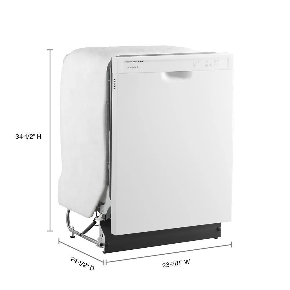 Amana ADB1400AMW Dishwasher with Triple Filter Wash System