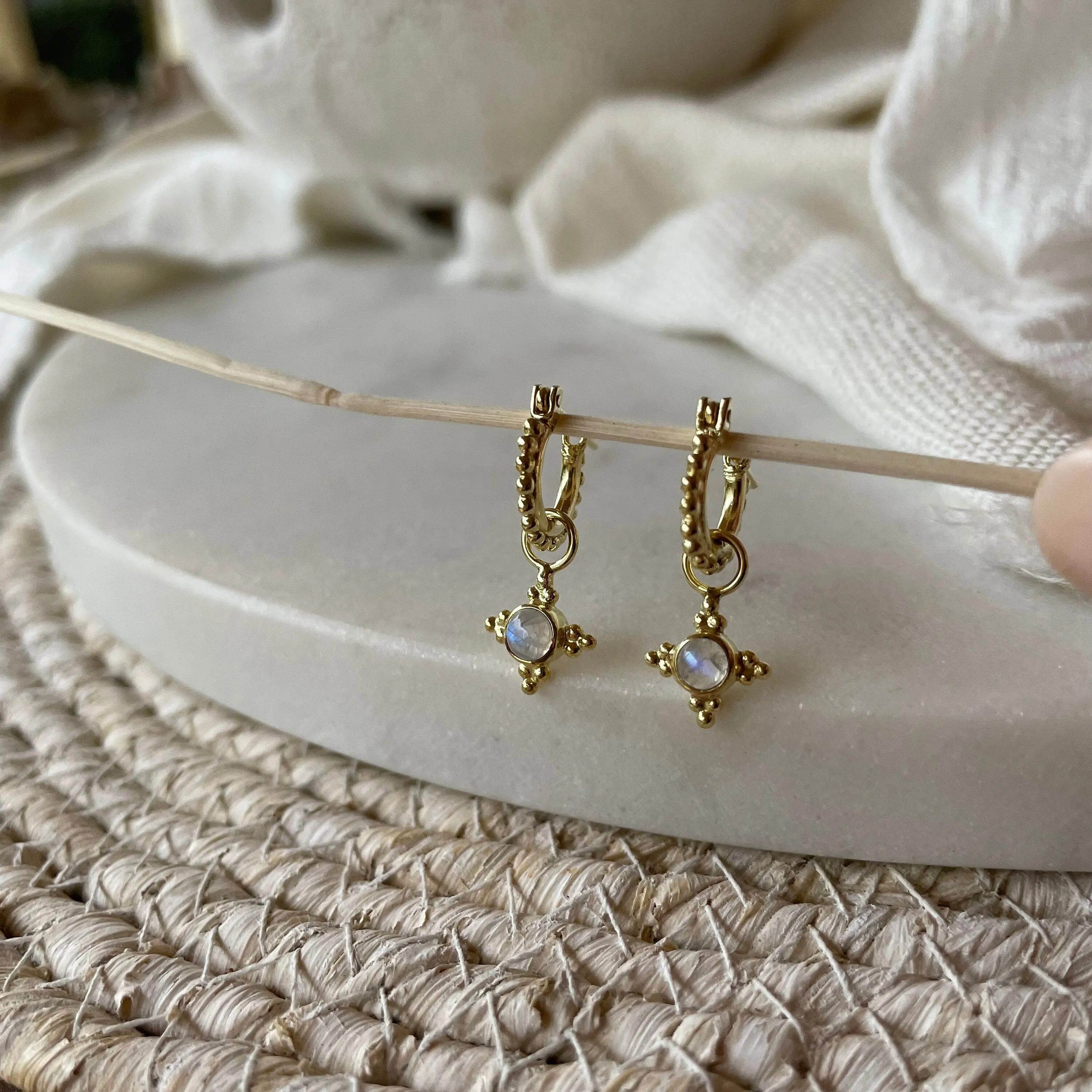 Annika Gold Mini Hoop Earrings