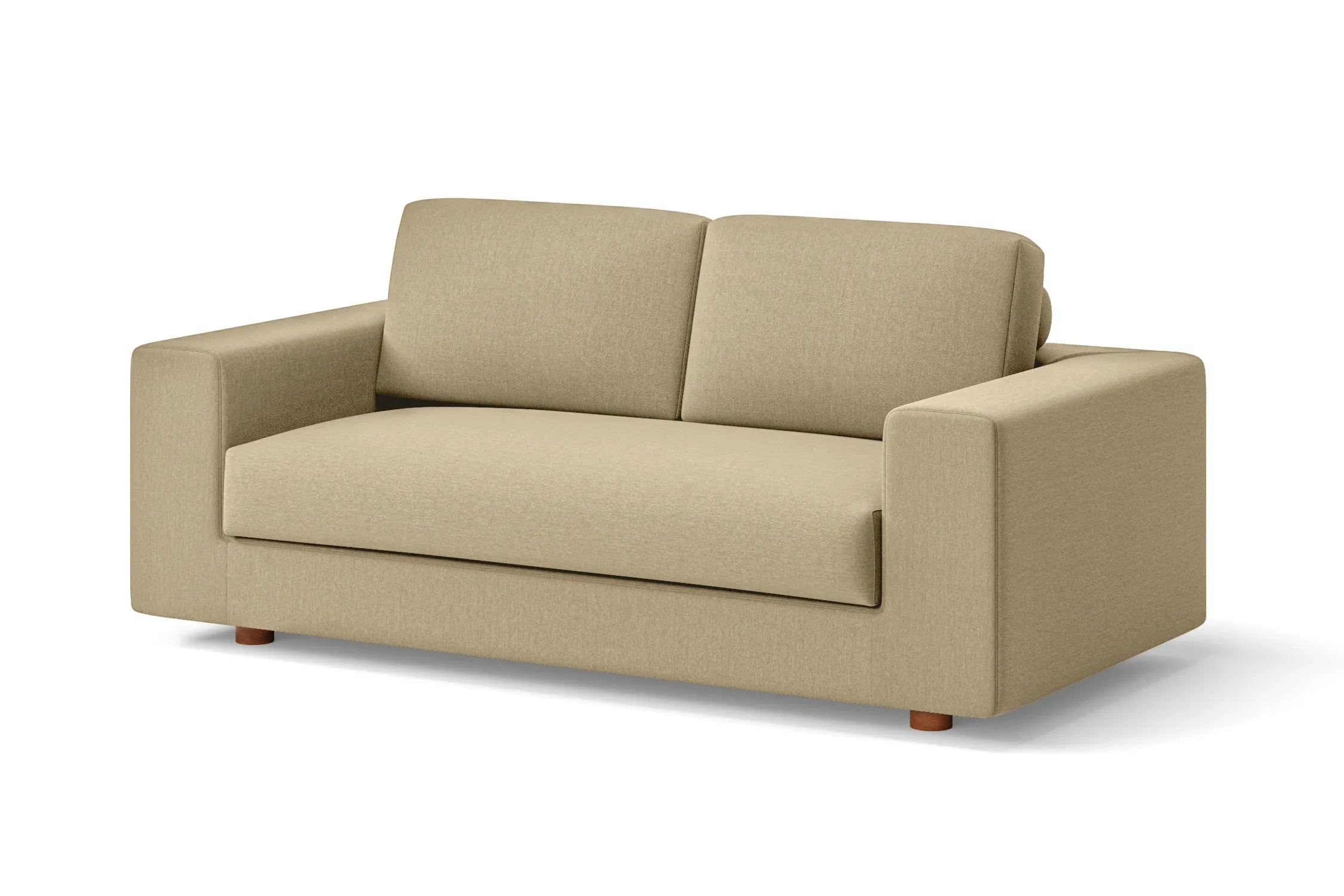 Arezzo 2 Seater Sofa Beige Linen Fabric