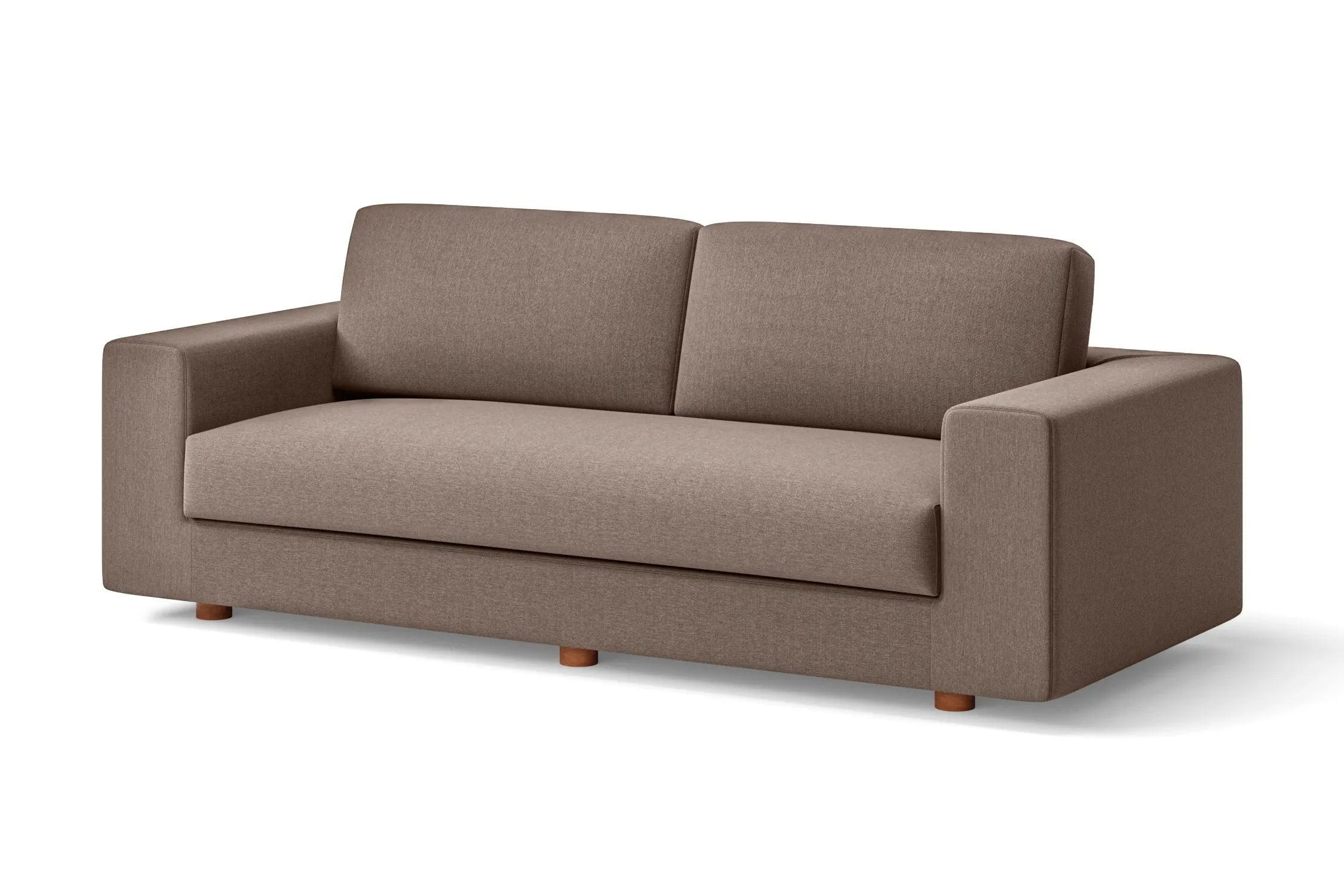 Arezzo 3 Seater Sofa Caramel Linen Fabric