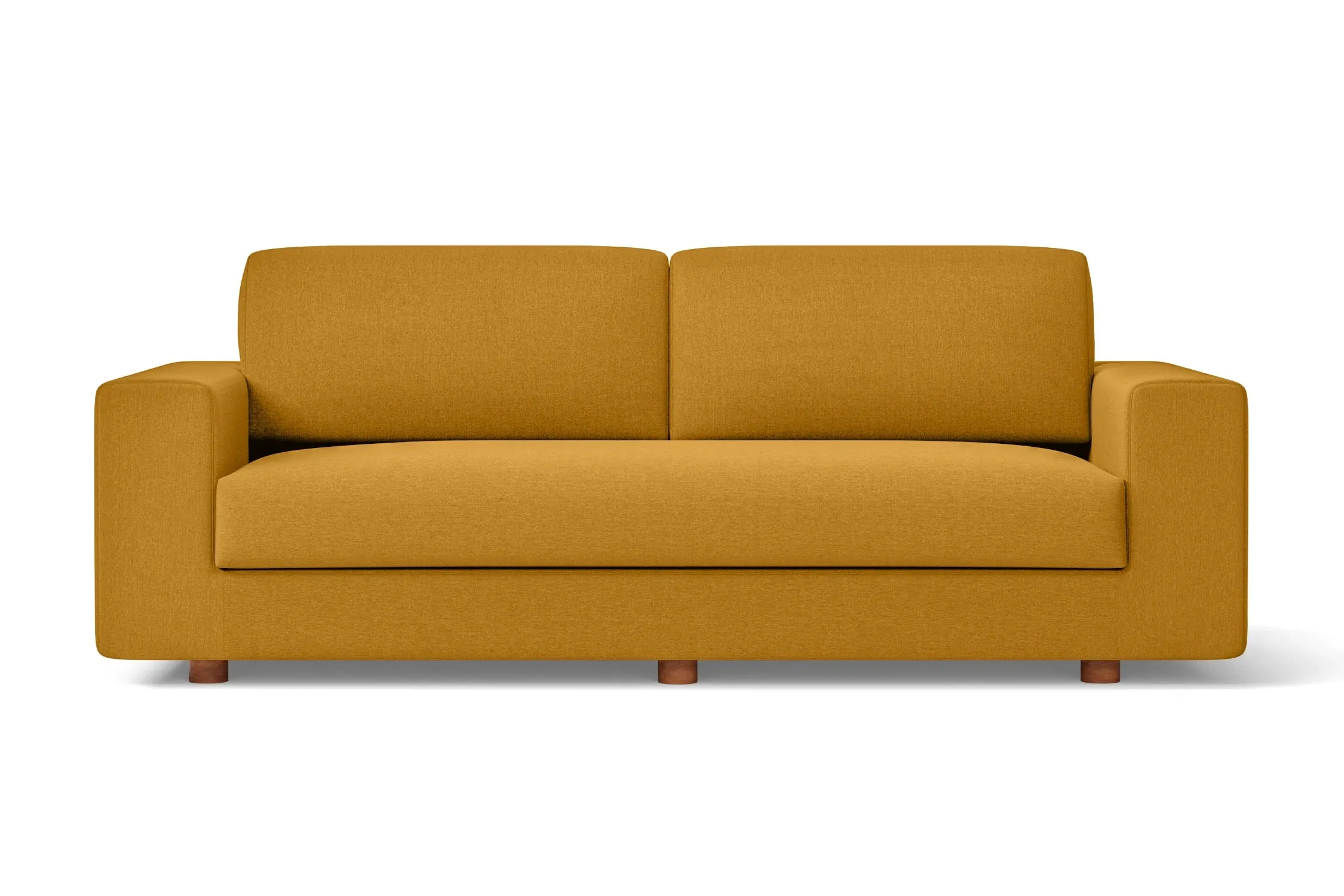 Arezzo 3 Seater Sofa Yellow Linen Fabric