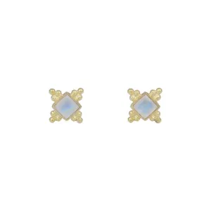 Ariella Moonstone Stud Earrings