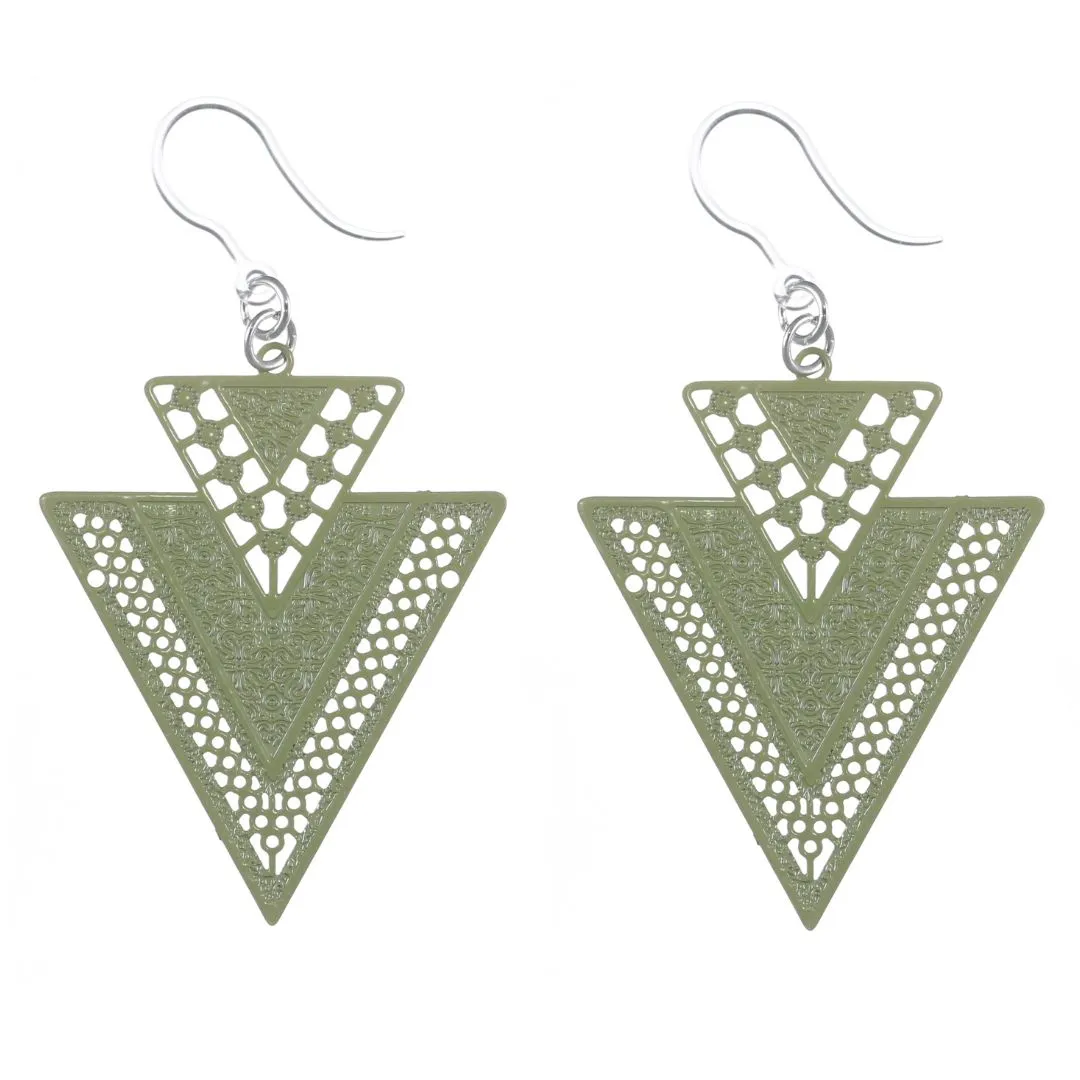 Arrowhead Dangles Hypoallergenic Earrings for Sensitive Ears Made with Plastic Posts