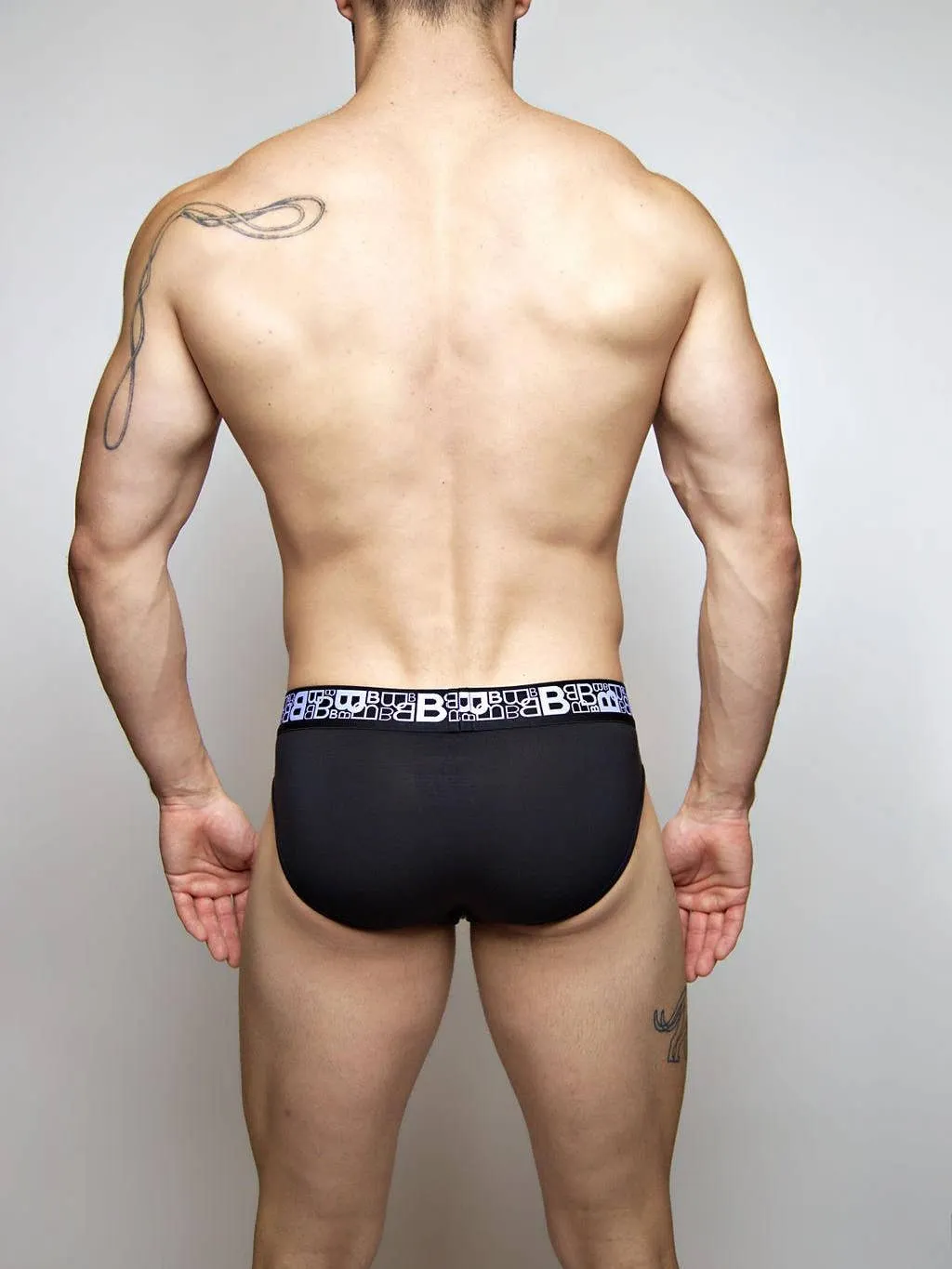 B Logo Classic Brief - Black