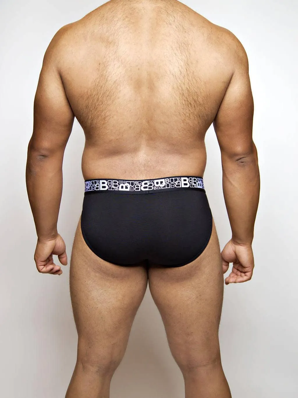 B Logo Classic Brief - Black