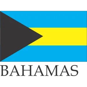 Bahamas Embroidered Flag Badge