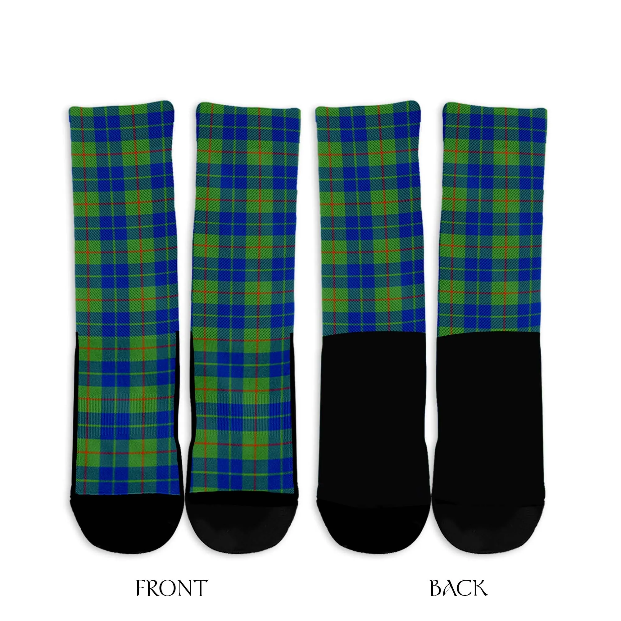 Barclay Hunting Ancient Tartan Crew Socks