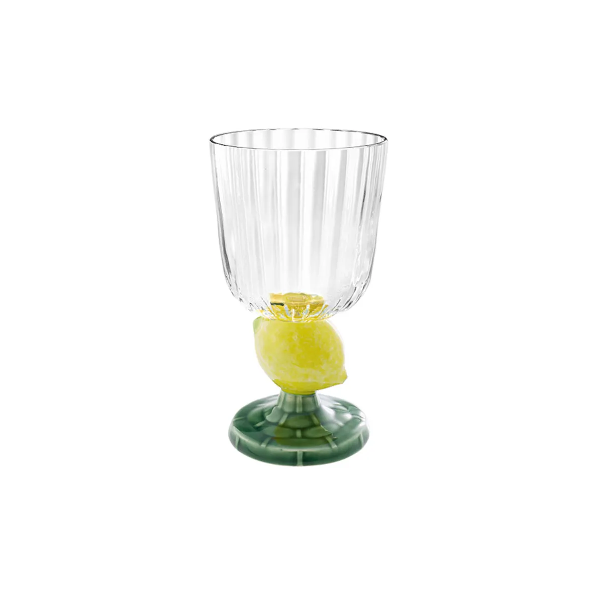 Bordallo Pinheiro Carmen Lemon Goblet