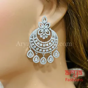 Bridal Cubic Zirconia Chandbalis