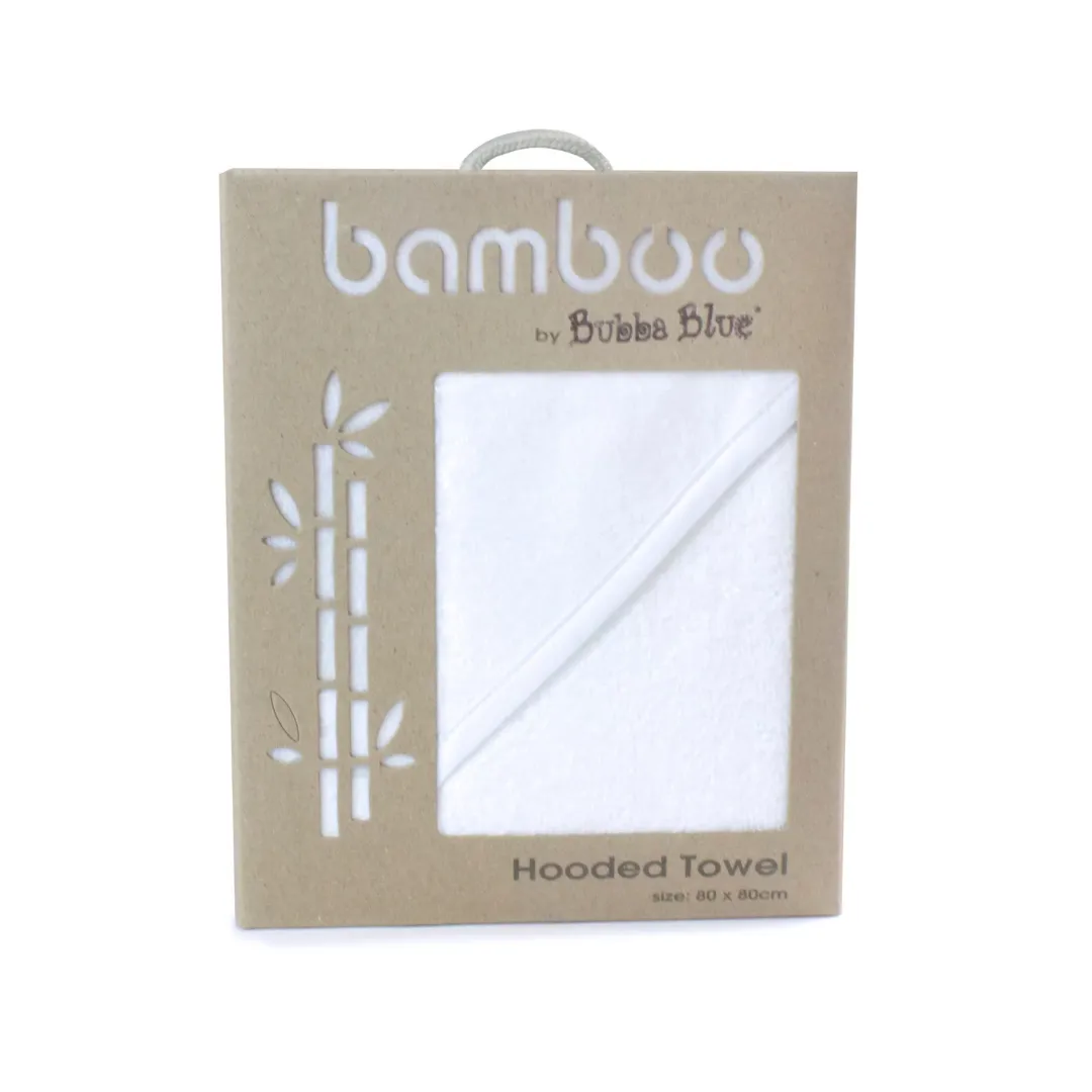 Bubba Blue Bamboo Hooded Towel 1Pc (80x80cm)