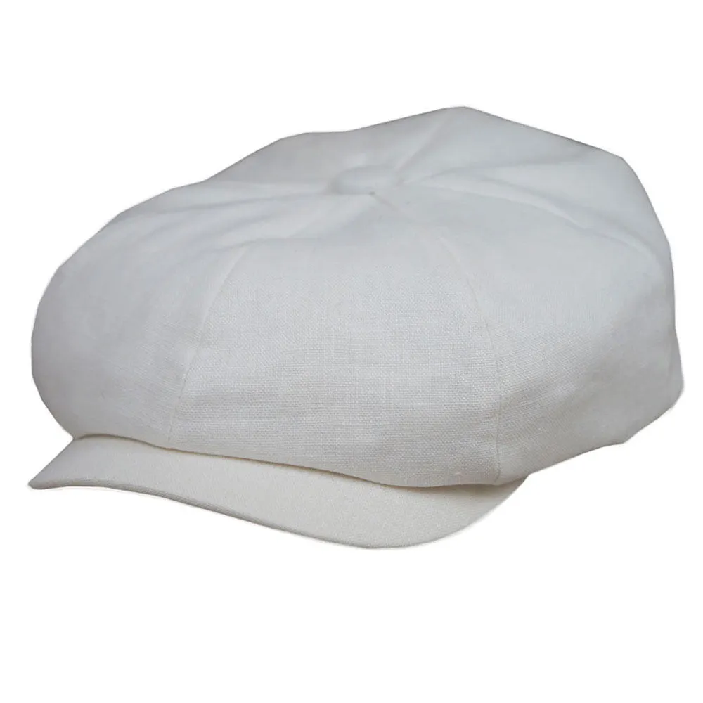 Capas Linen Gatsby Cap