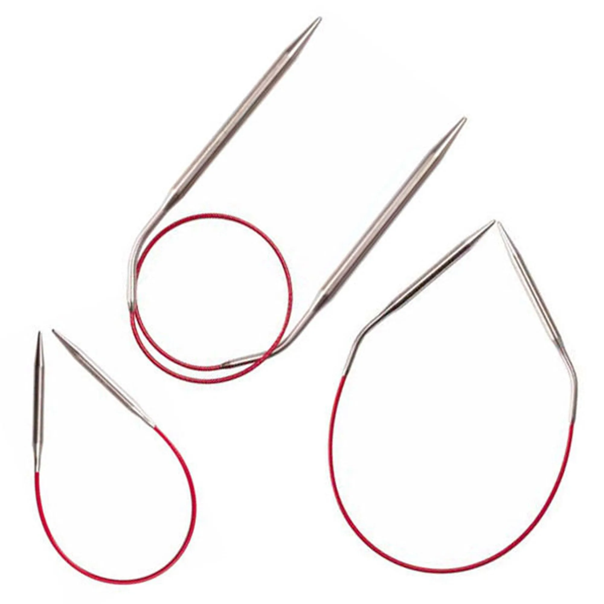 ChiaoGoo Knit RED Circular Needles - US 1 (2.25mm) - 12"