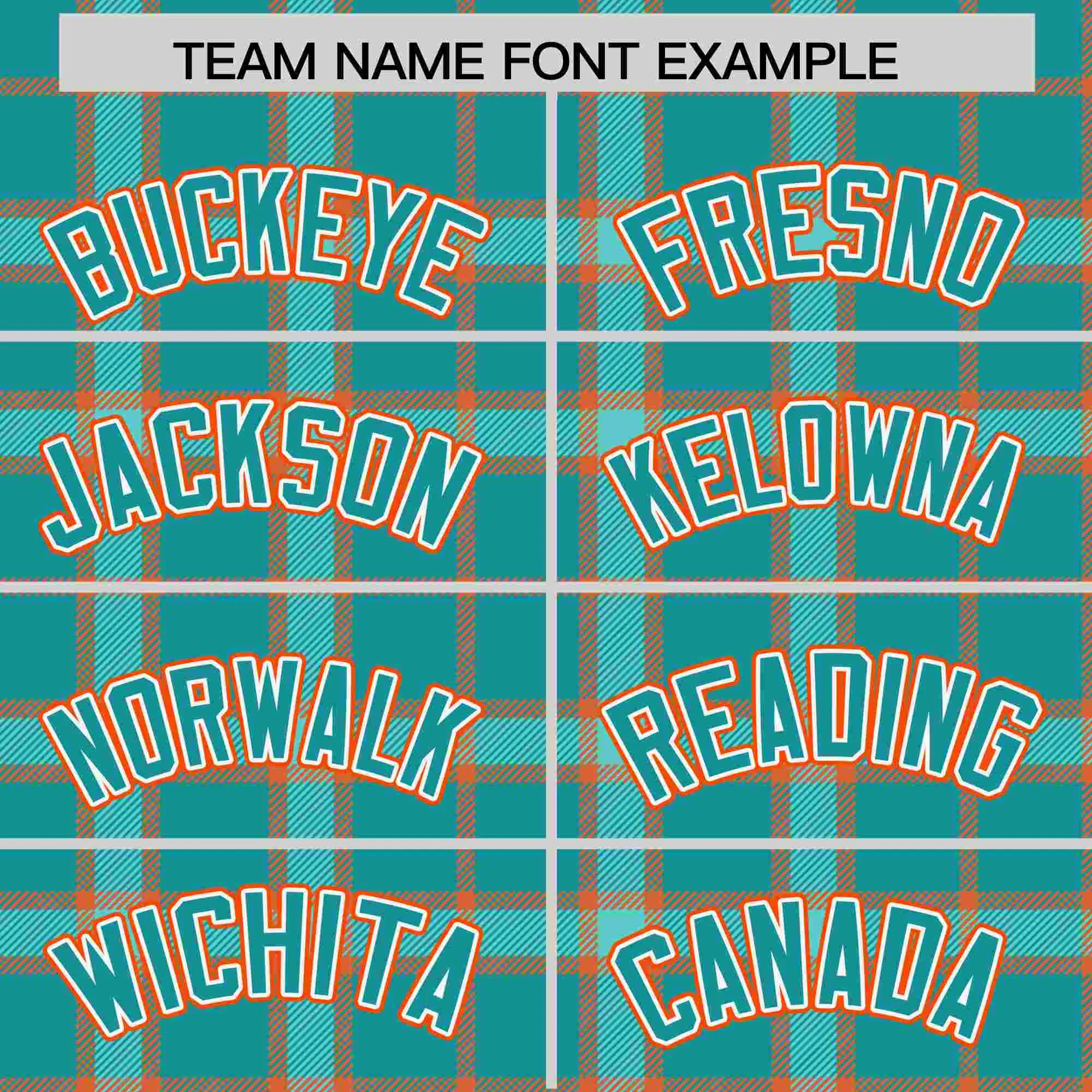 Custom Aqua Personalized Plaid Design Authentic Baseball Jersey