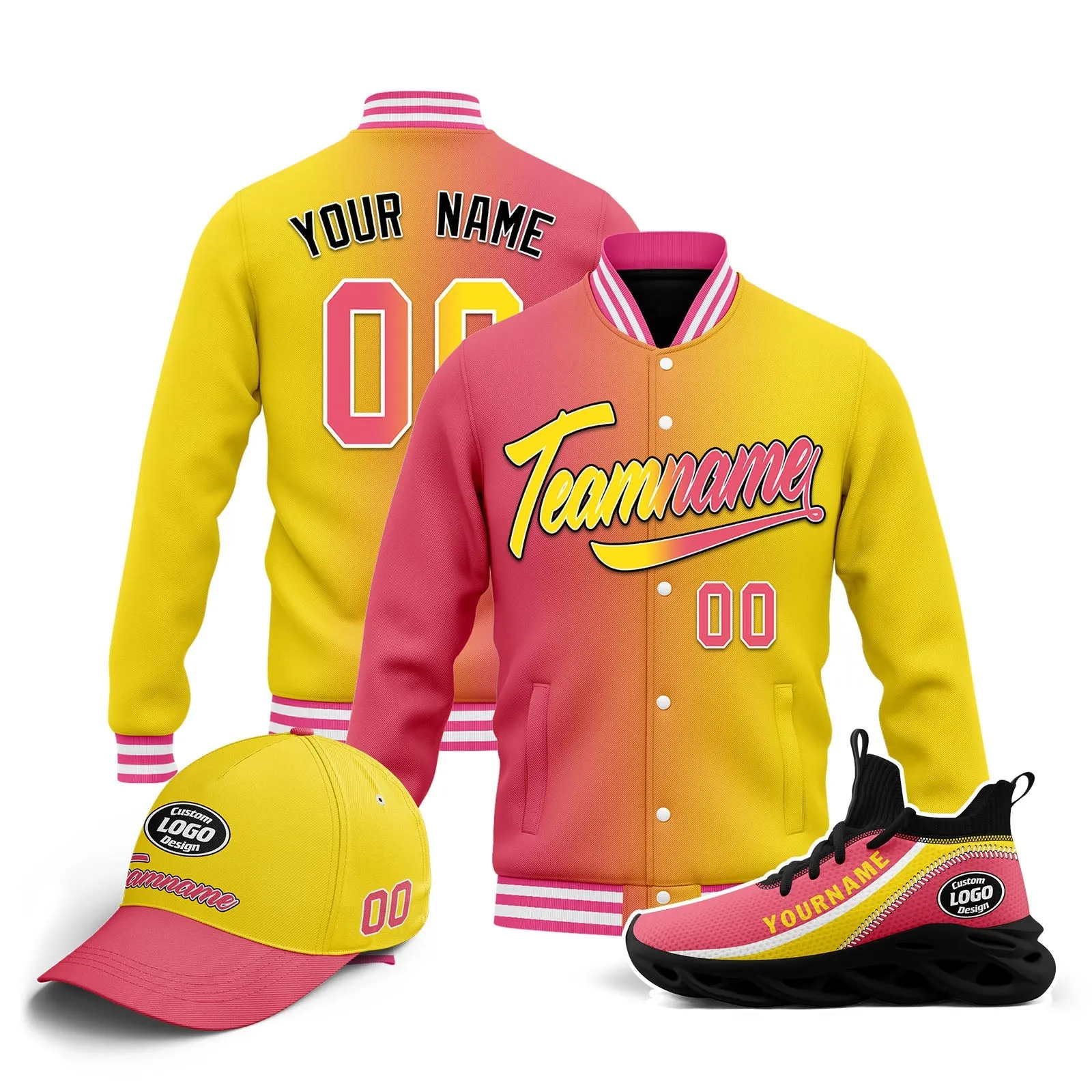 Custom Jacket MaxSoul Shoes and Hat Combo Offer Personalized Combo ZH-D028014-1