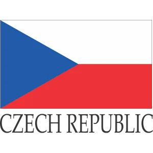 Czech Republic Embroidered Flag Badge