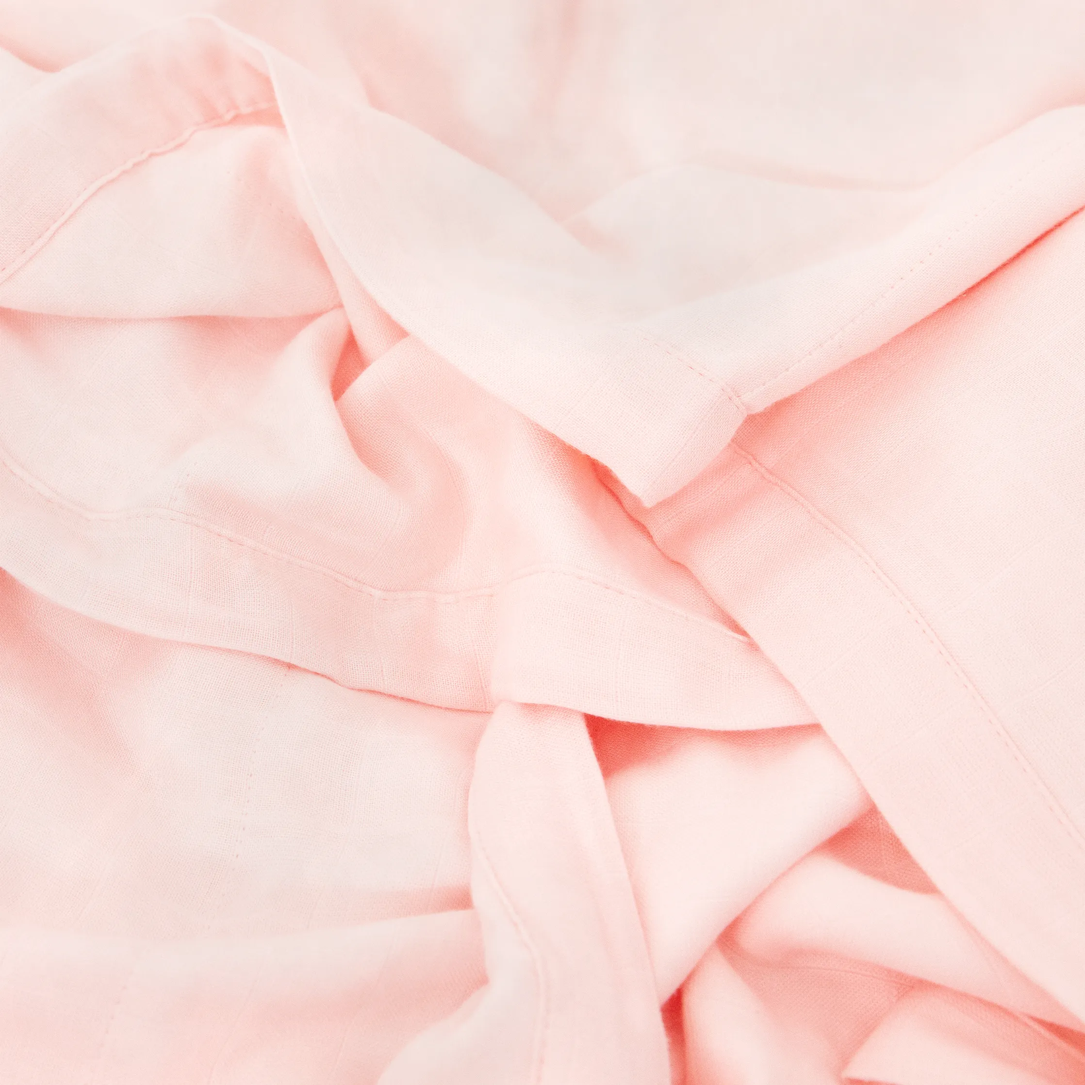 Deluxe Muslin Quilted Throw - Blush