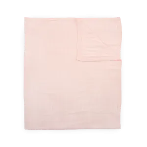 Deluxe Muslin Quilted Throw - Blush