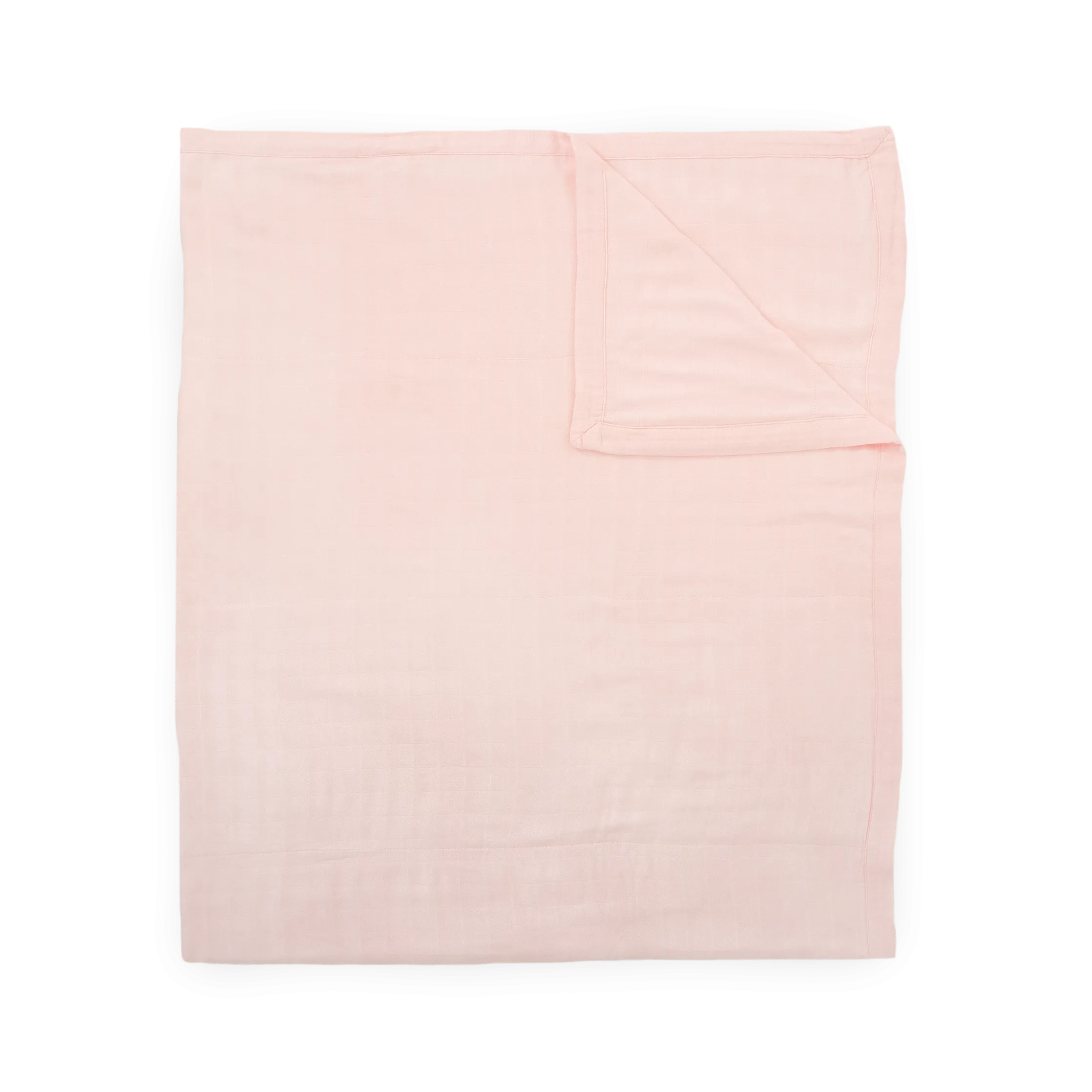 Deluxe Muslin Quilted Throw - Blush