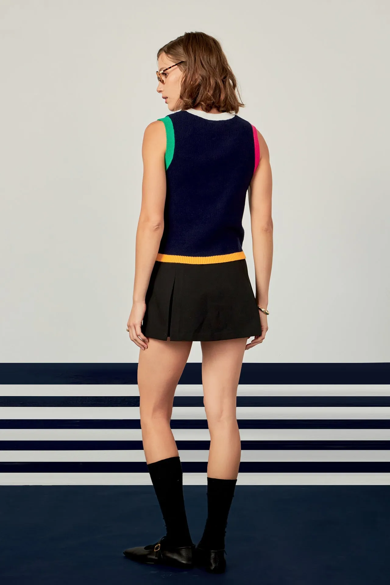 English Factory - Color Block Vest