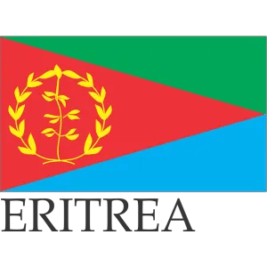 Eritrea Embroidered Flag Badge