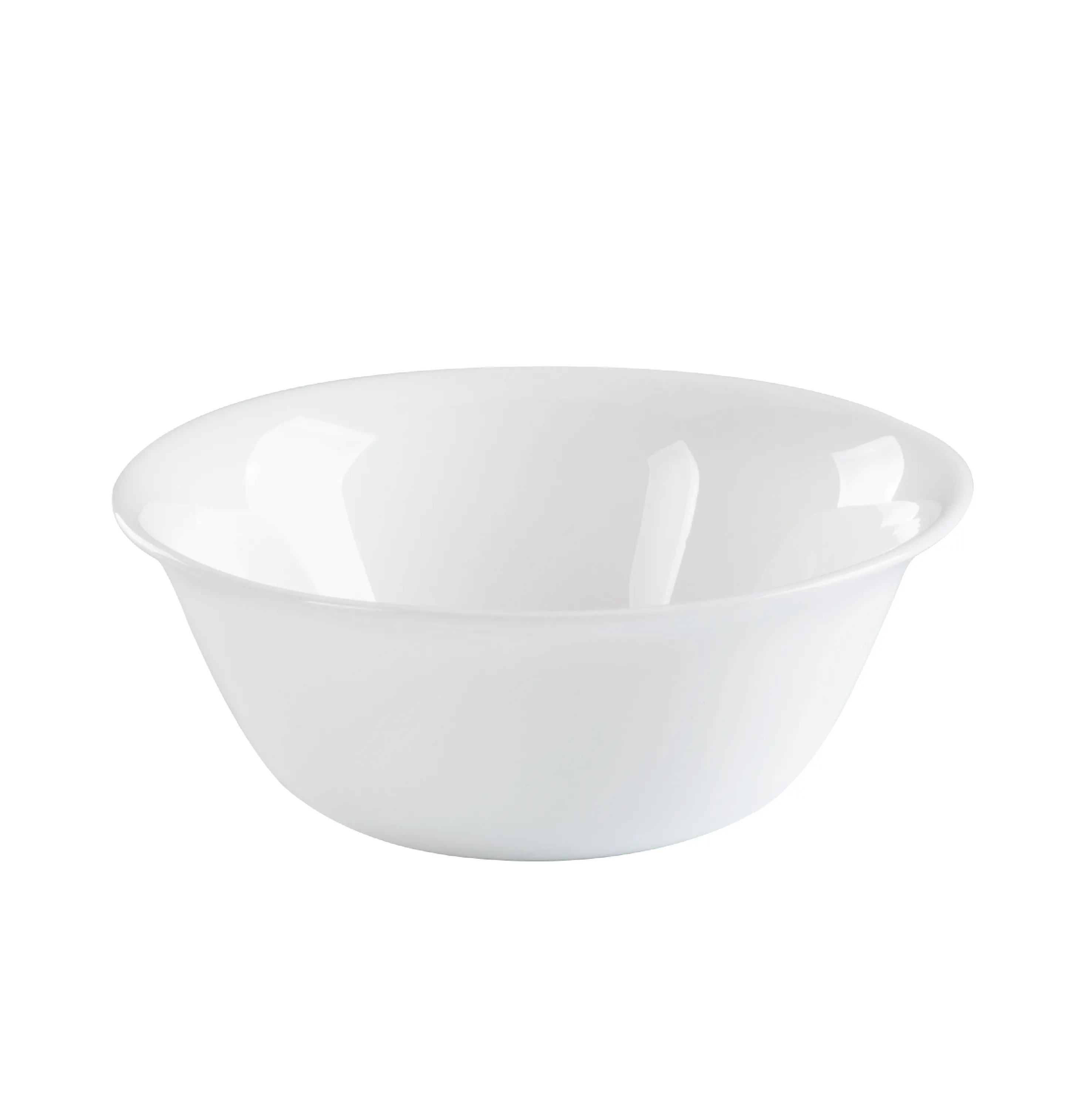 H&B 6PC OPAL BOWL SET PLAIN WHITE