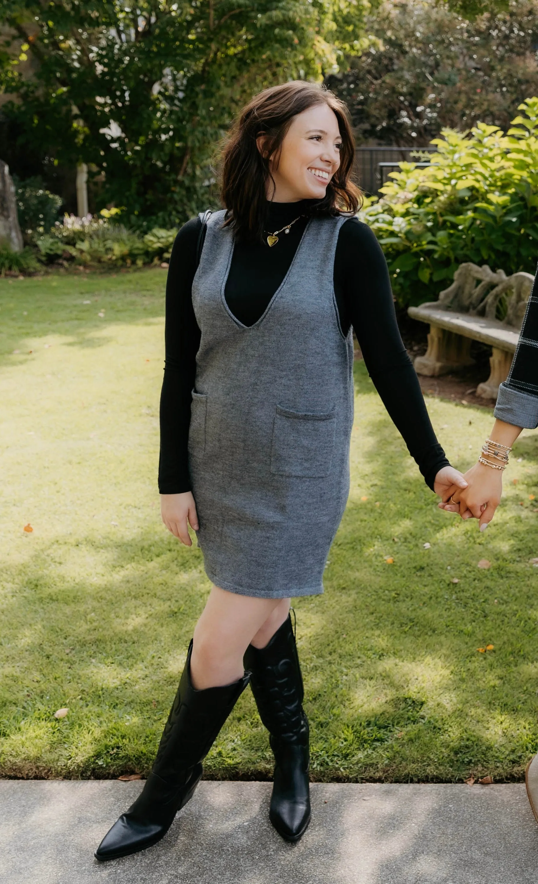 Indie Relaxed Knit Mini Dress