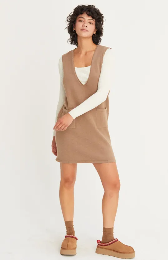 Indie Relaxed Knit Mini Dress