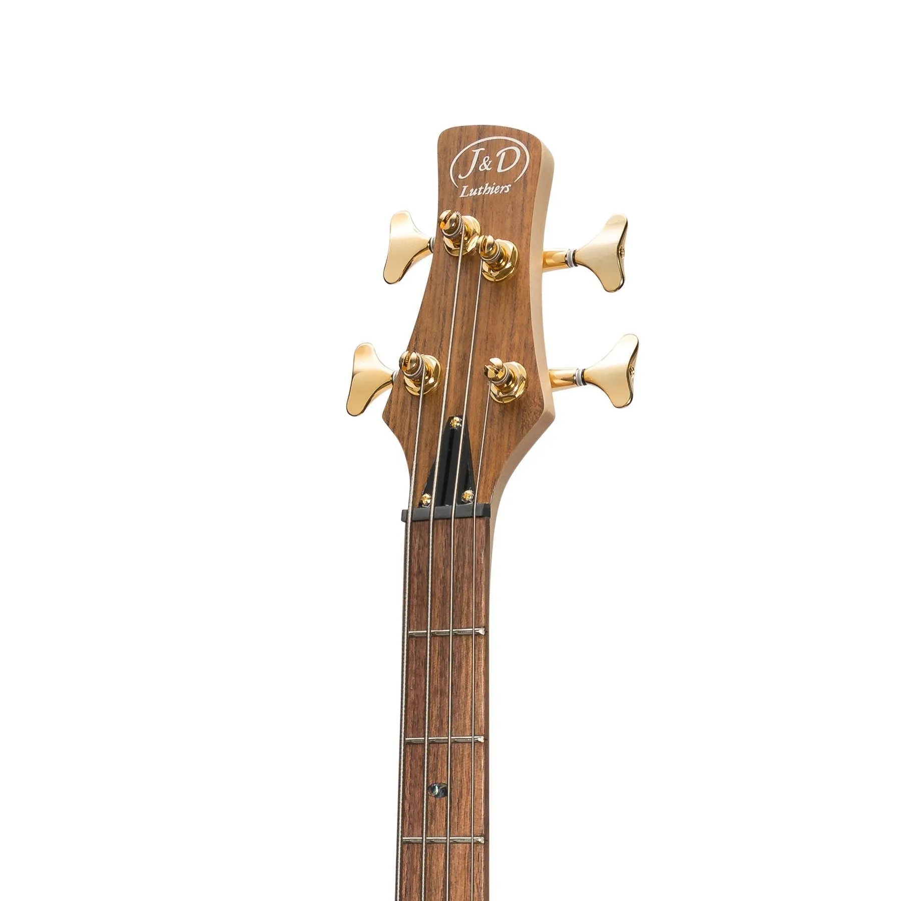 J&D Luthiers '21 Series' 4-String Contemporary Active Electric Bass Guitar (Natural Satin)