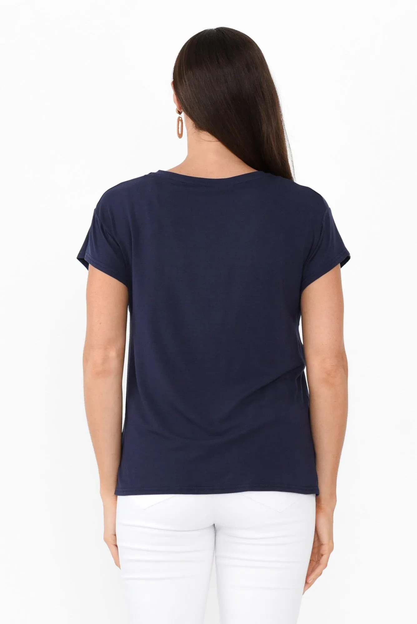 Jenkins Navy Modal Tee