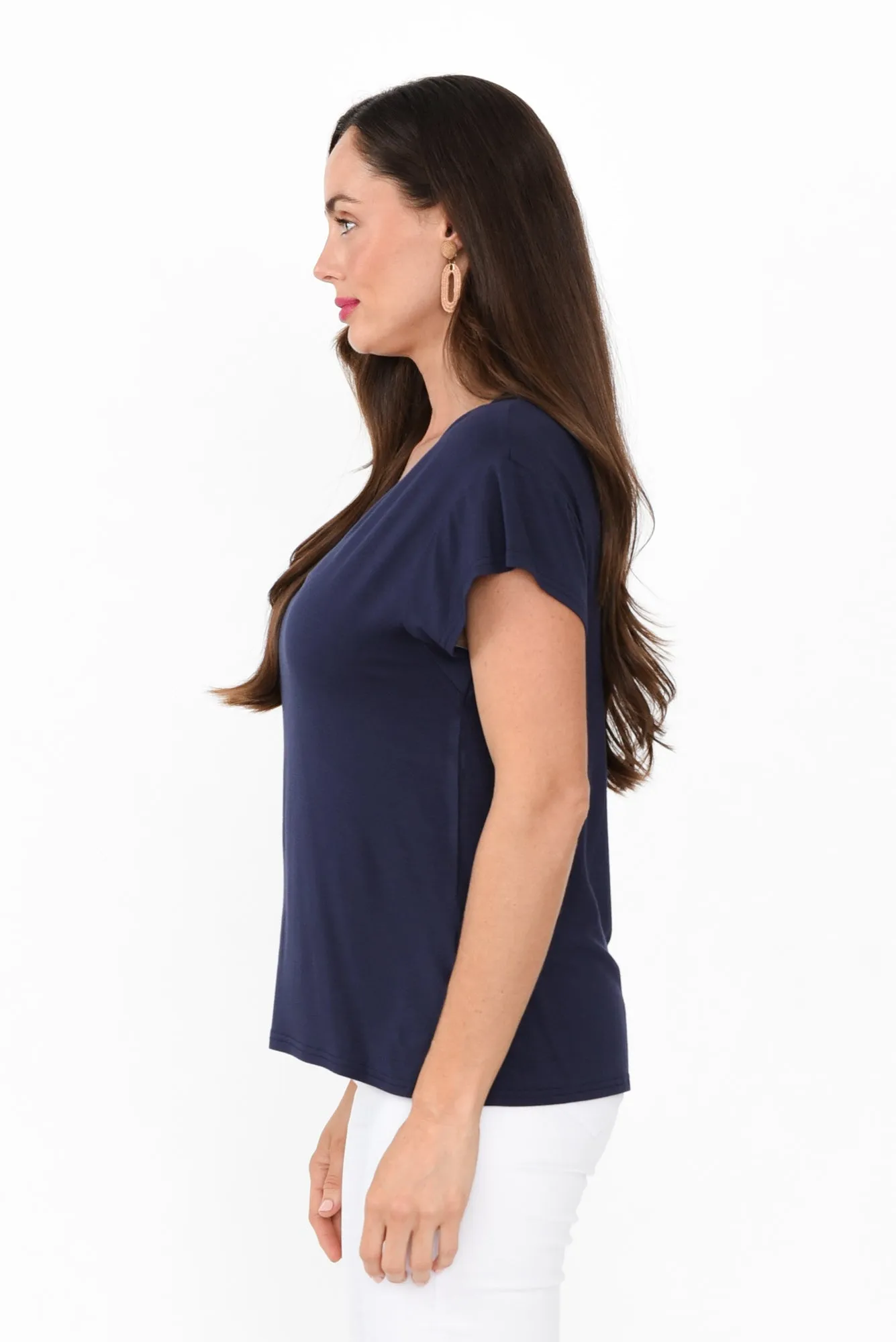 Jenkins Navy Modal Tee