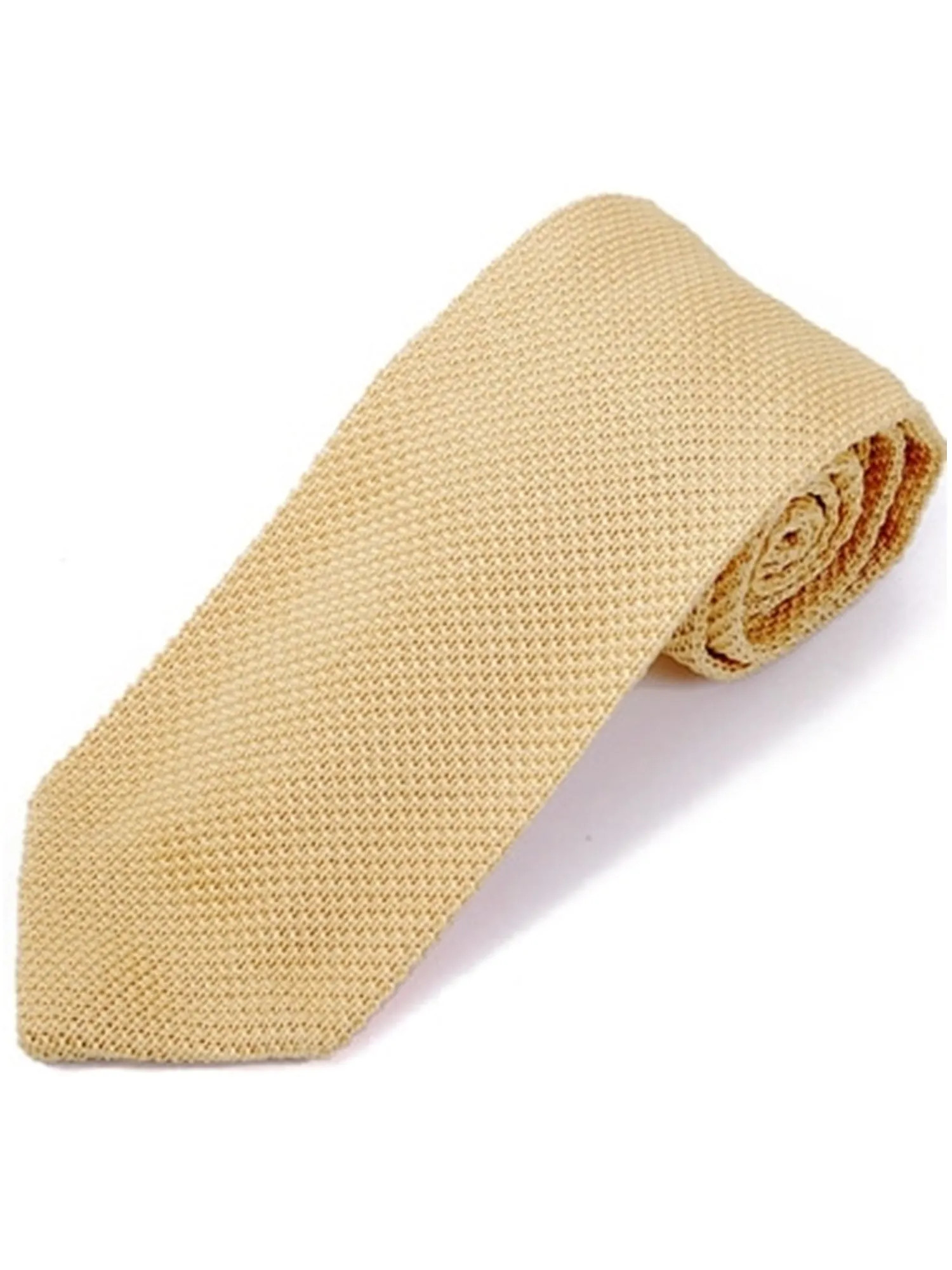 Men's Solid 3.0" Poly Knit Neck Tie