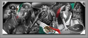 MEXICO - LARGE Canvas Art - 16" X 40"