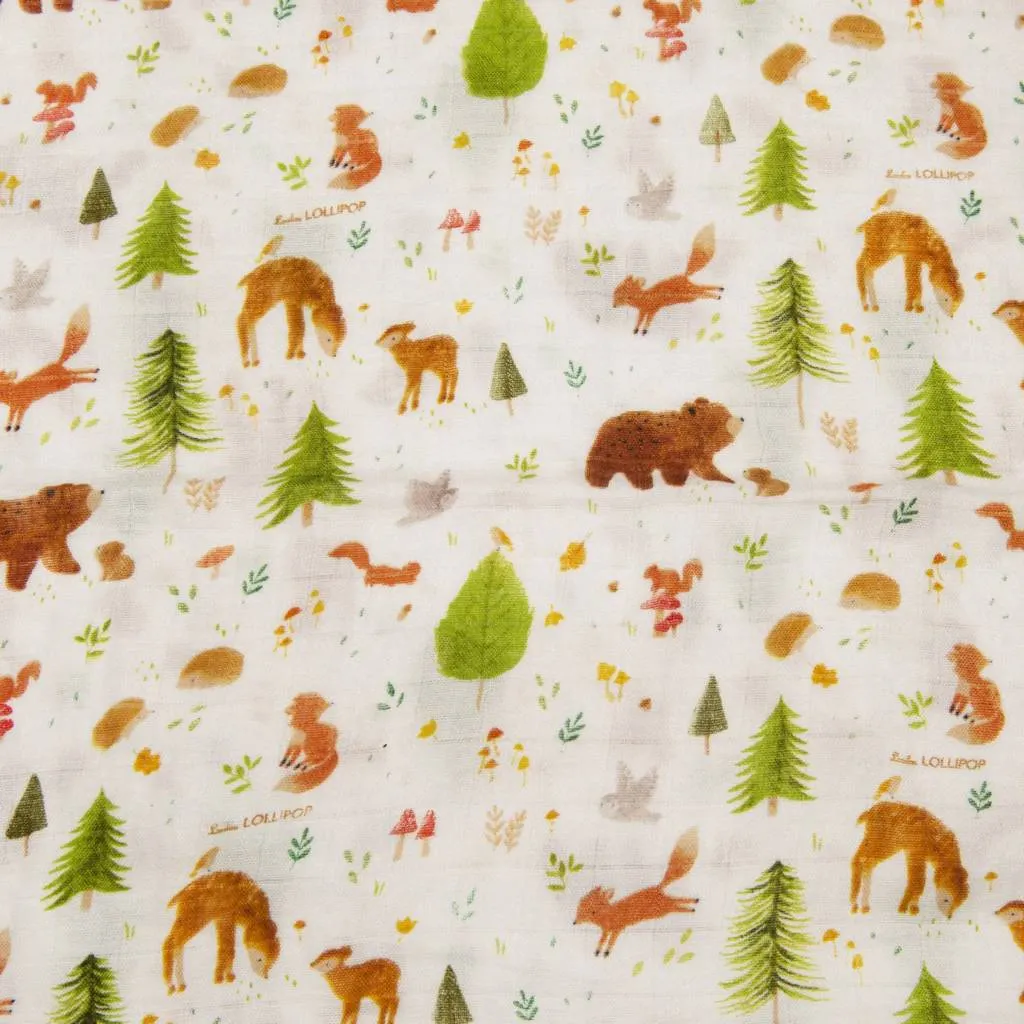 muslin Swaddle - Forest Friends