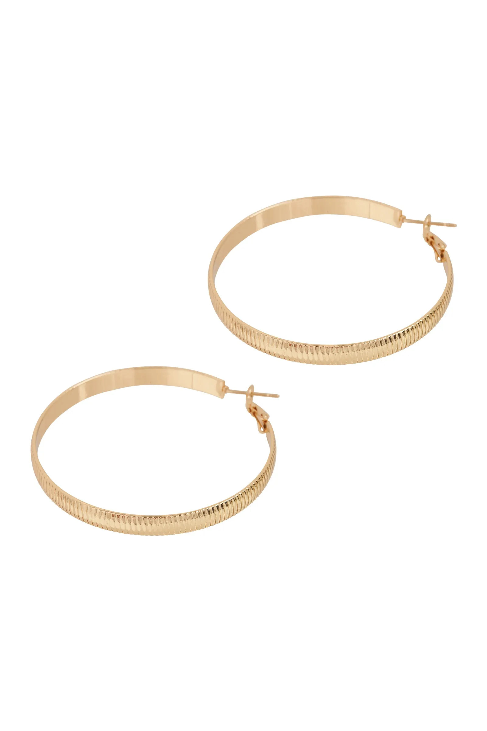 Norse Large Hoop - Gold