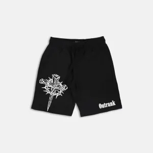 Not Like Us Embroidered and Printed Shorts