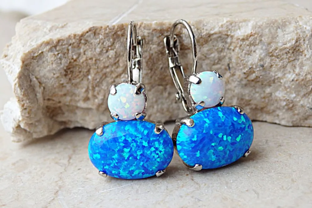 Ocean blue earrings