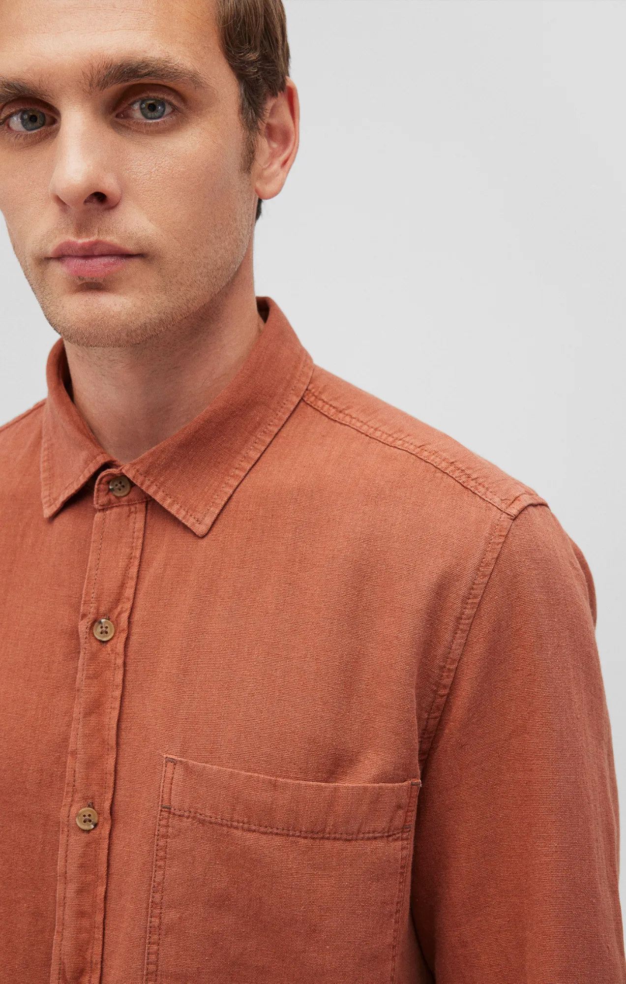 ONE POCKET BUTTON-UP SHIRT IN ARAGON