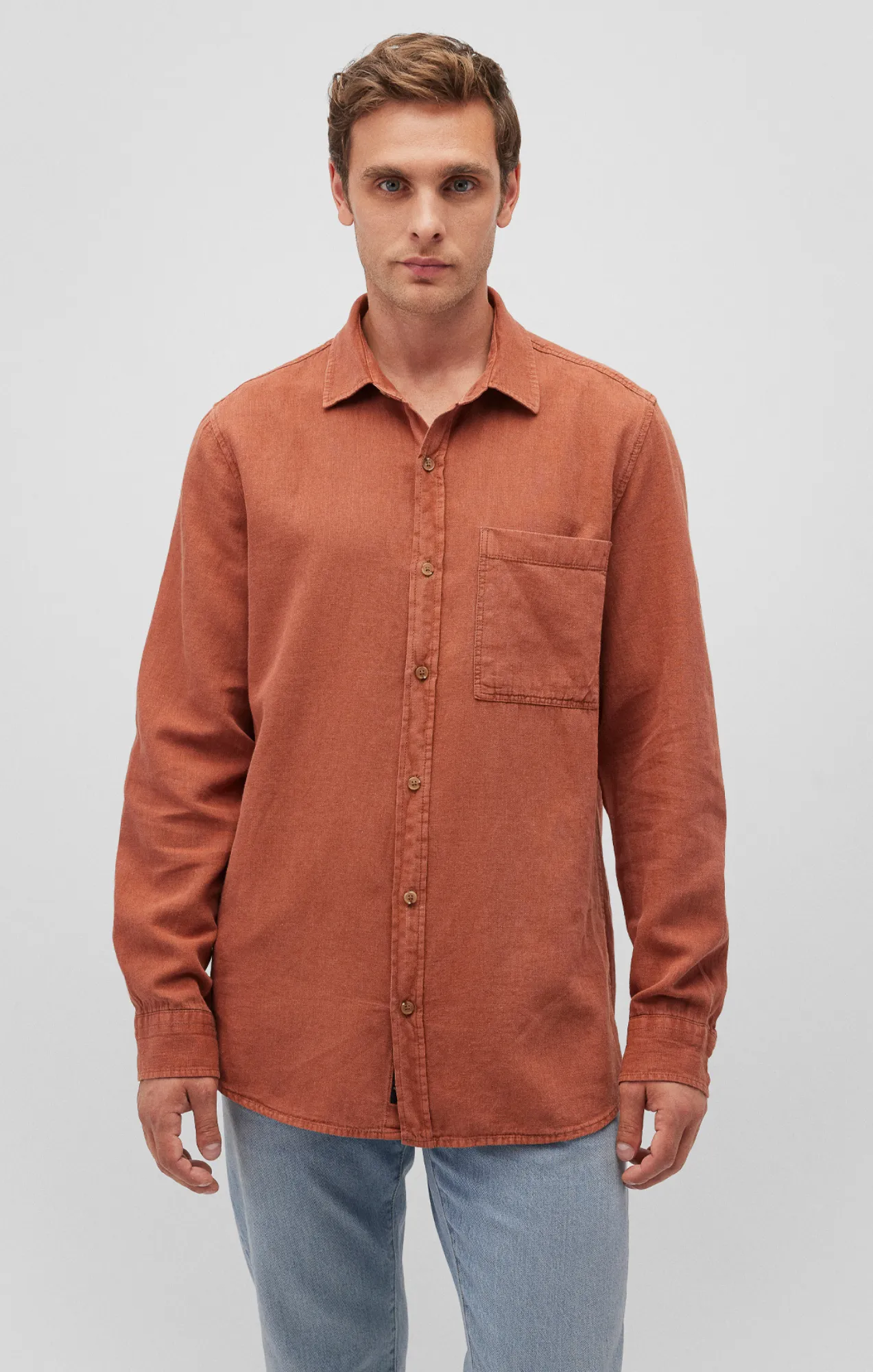 ONE POCKET BUTTON-UP SHIRT IN ARAGON