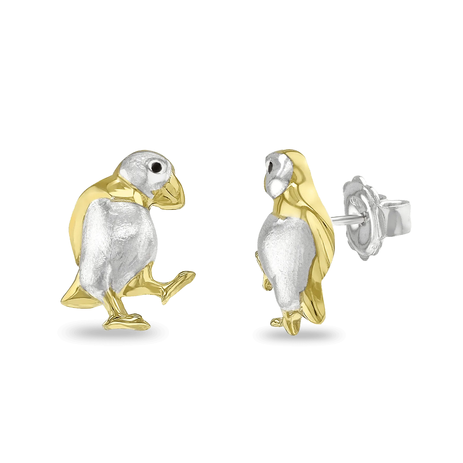 Oscar the Puffin Earrings