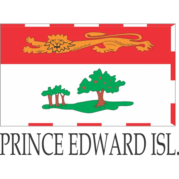 Prince Edward Island Embroidered Flag Badge