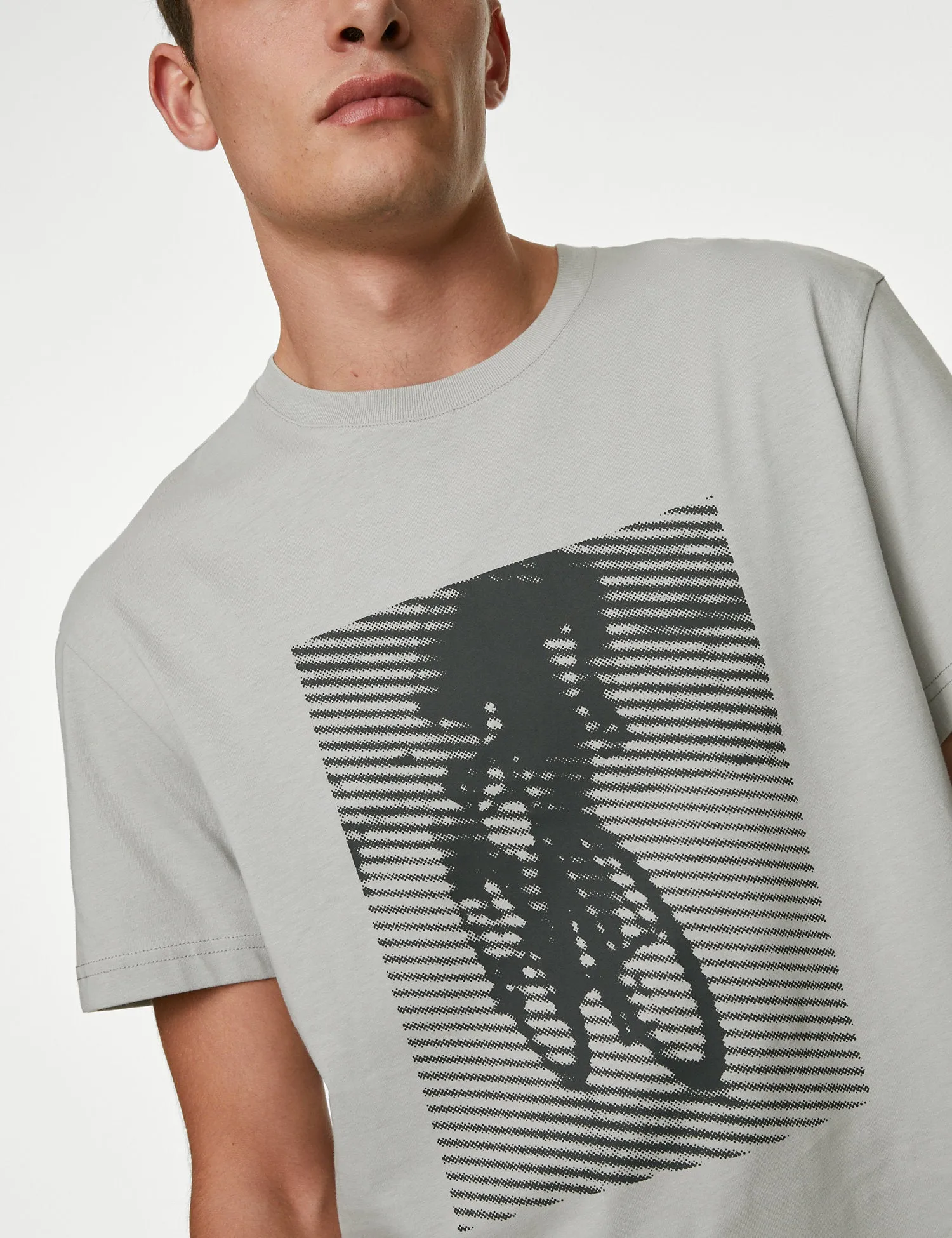 Pure Cotton Bike Graphic T-Shirt