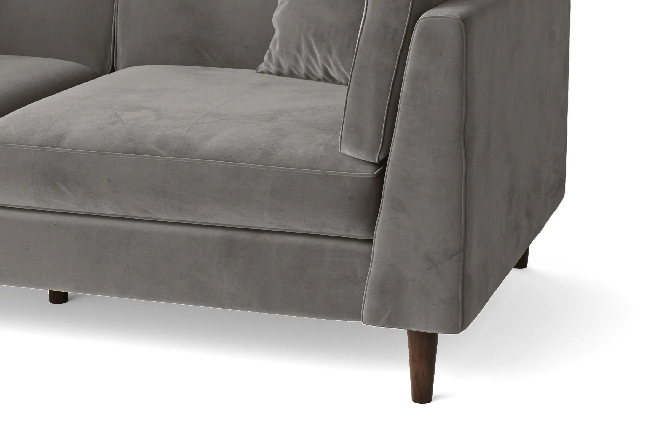 Ragusa Armchair Grey Velvet