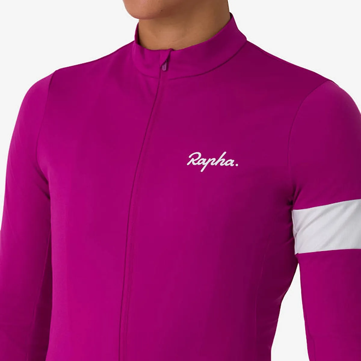 RAPHA Core Thermal Long Sleeve Women Jersey - WAW Berry/White