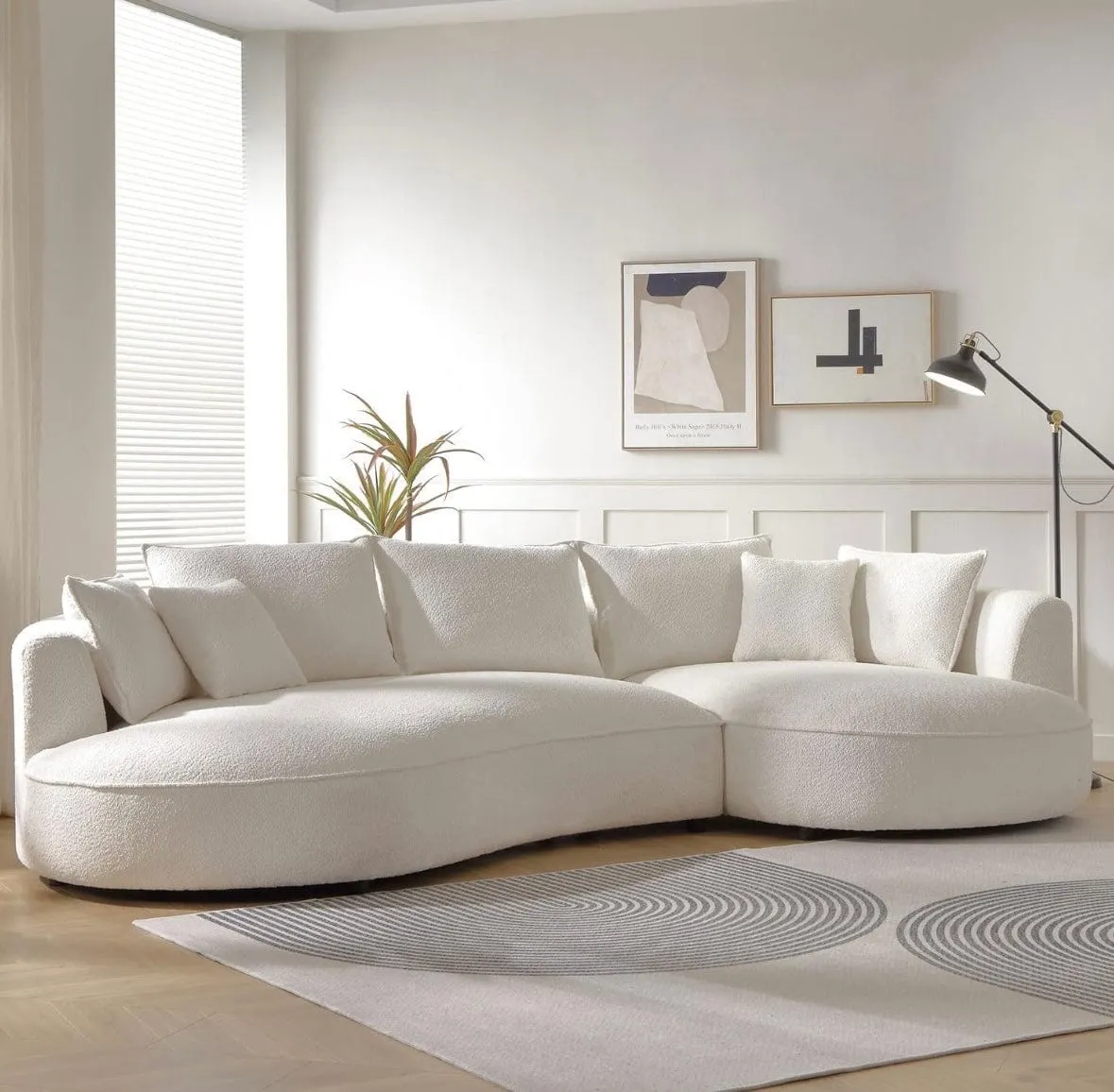 Riveria Sectional Curve Sofa