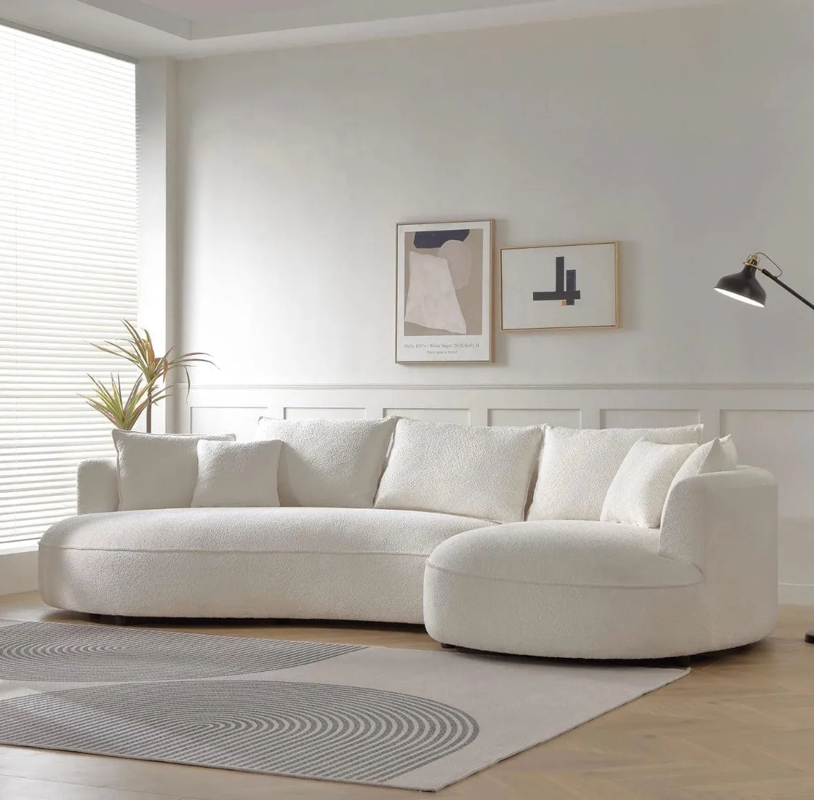 Riveria Sectional Curve Sofa