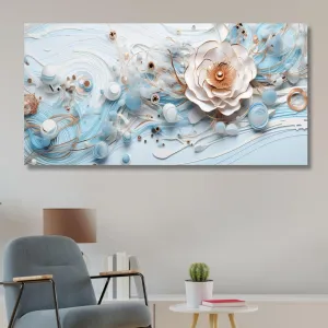 SAF paintings Unframed Rolled Art Print|| Floral Theme Canvas Wall Art Print for Home Décor And Office||Unframed canvas Painting For Wall decor||Home wall and Office Interior CR-209